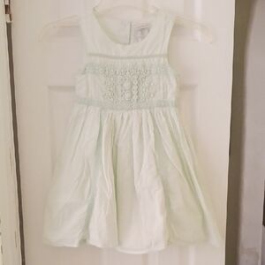Maggie & Zoe Light Mint Lace Bodice Sleeveless Dress